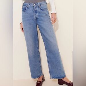 Agolde Low Slung Baggy Straight Jeans